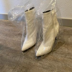 Luxury high heel boots! Worn once! Size 8 women’s